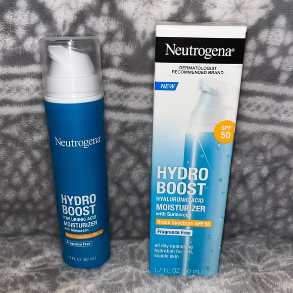 Neutrogena Hydro Boost Hyaluronic Acid Moisturizer, SPF 50 Fragrance Free 1.7 oz - Picture 1 of 4